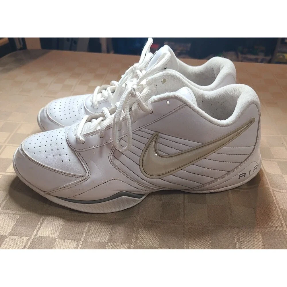 Nike Air Baseline Low 386240-111 White Men’s Size 9 Basketball - Picture 4 of 10